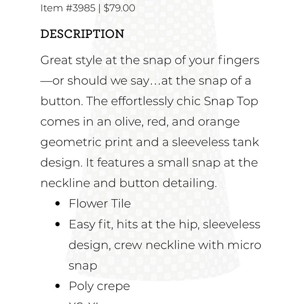 CAbi SNAP TOP - Picture 3 of 3